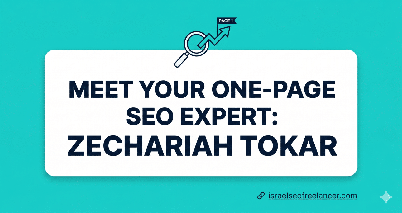 An SEO Specialist I Recommend for Optimizing a One Page Website